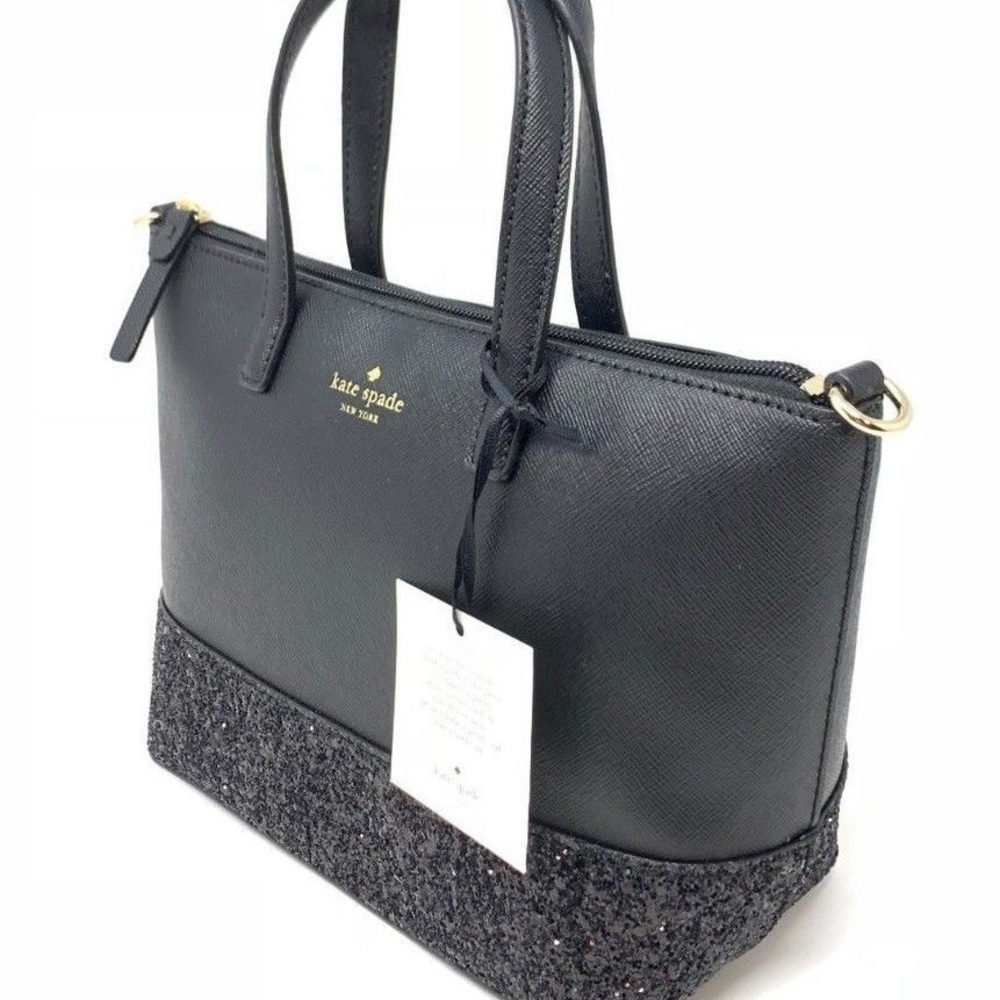 Kate Spade New York ina Greta Court Black SPARKLE